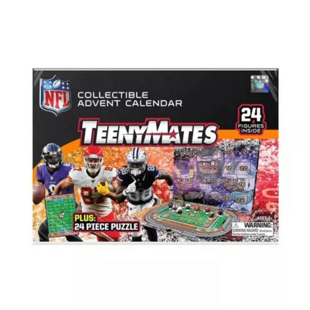 NFL TeenyMates Advent Calendar with Puzzle